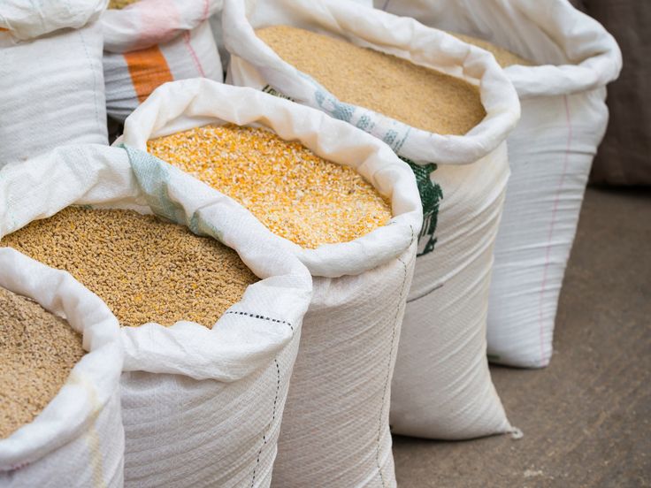 Packaged goods ready for export or sale